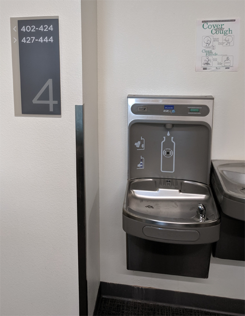 water fill station